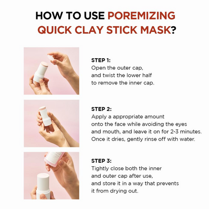Madagascar Centella Poremizing Quick Clay Stick Mask 27g